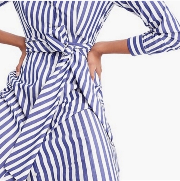 J.Crew Tie-waist Shirtdress in Stripe, 2 - Picture 3 of 9